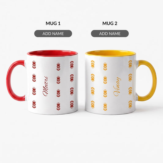 A Pair to Keep - Custom Accent Mug (Set of 2)
