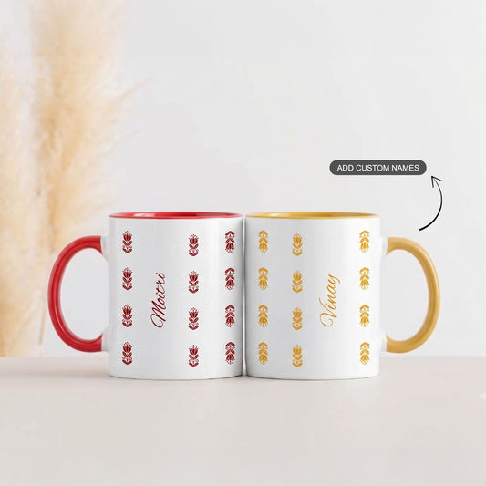 A Pair to Keep - Custom Accent Mug (Set of 2)