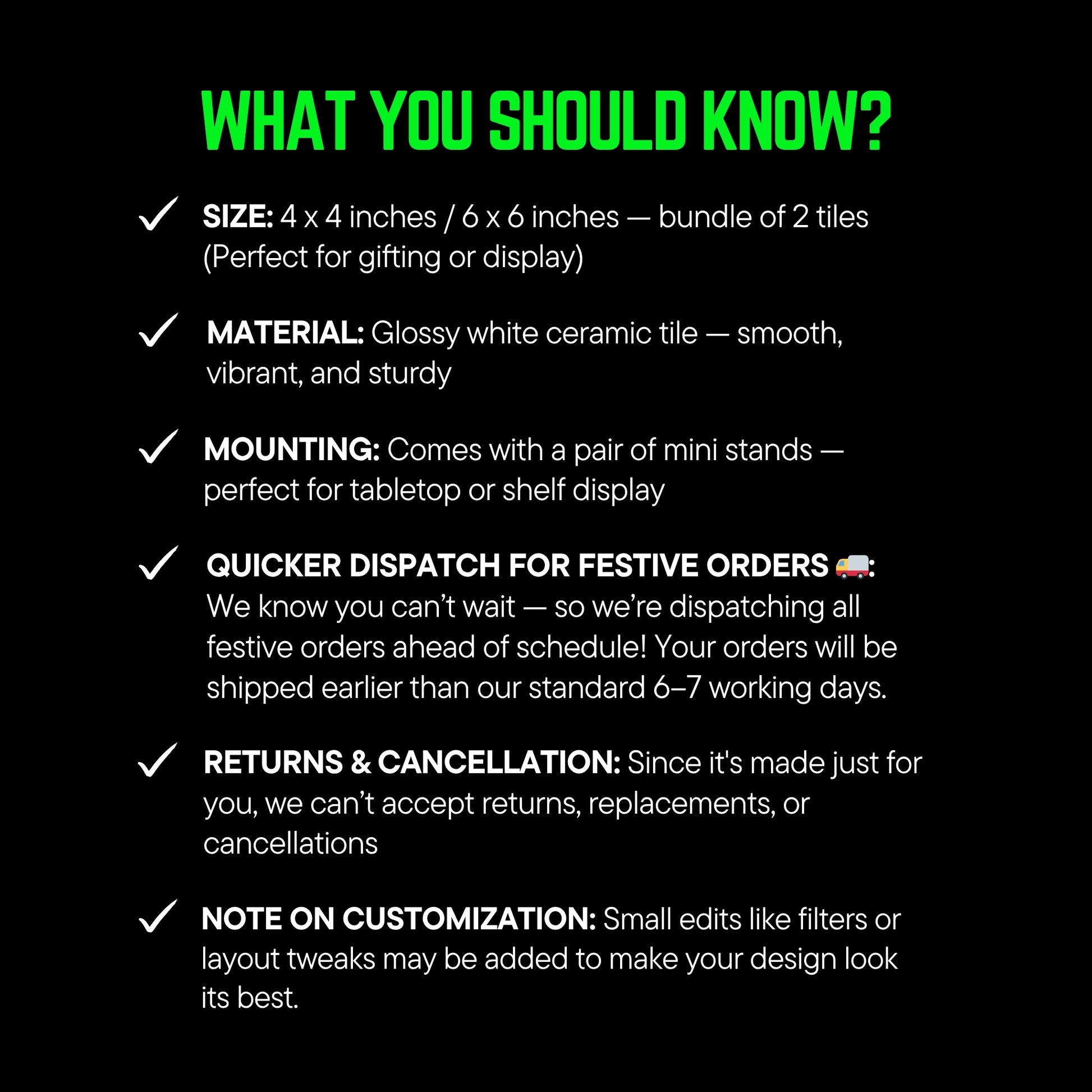 What you should know?