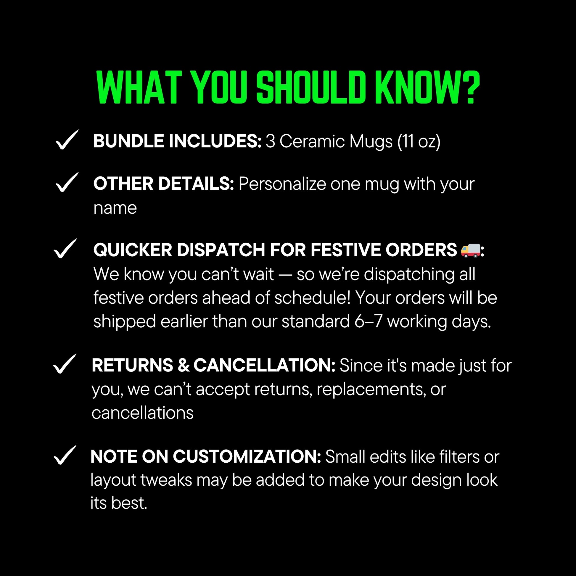 What you should know?