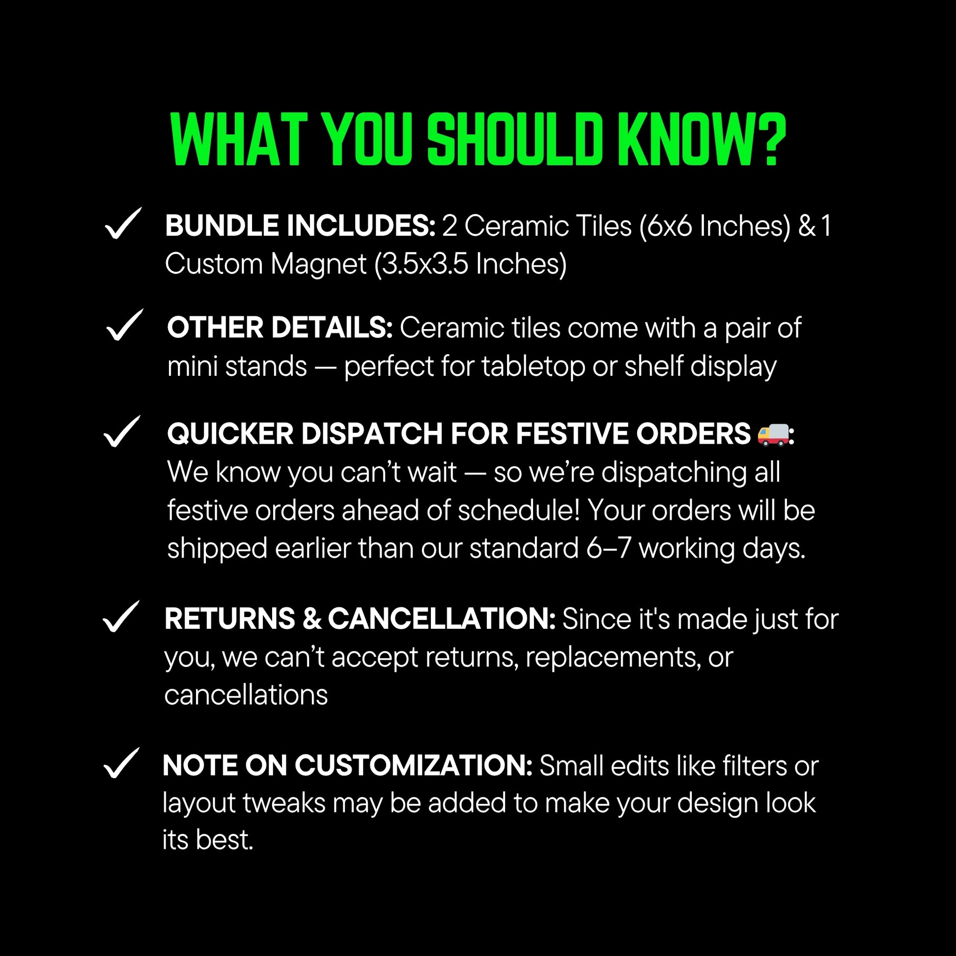 What you should know?