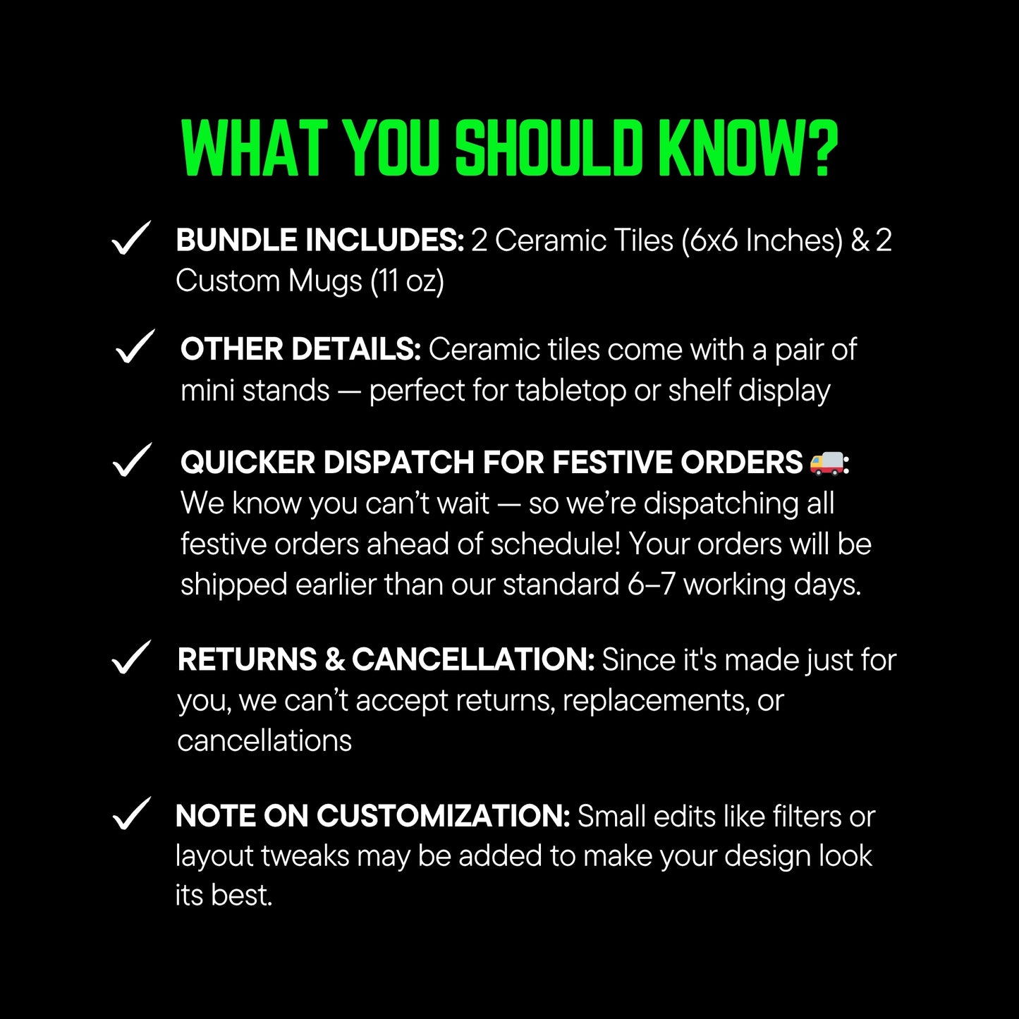 What you should know?