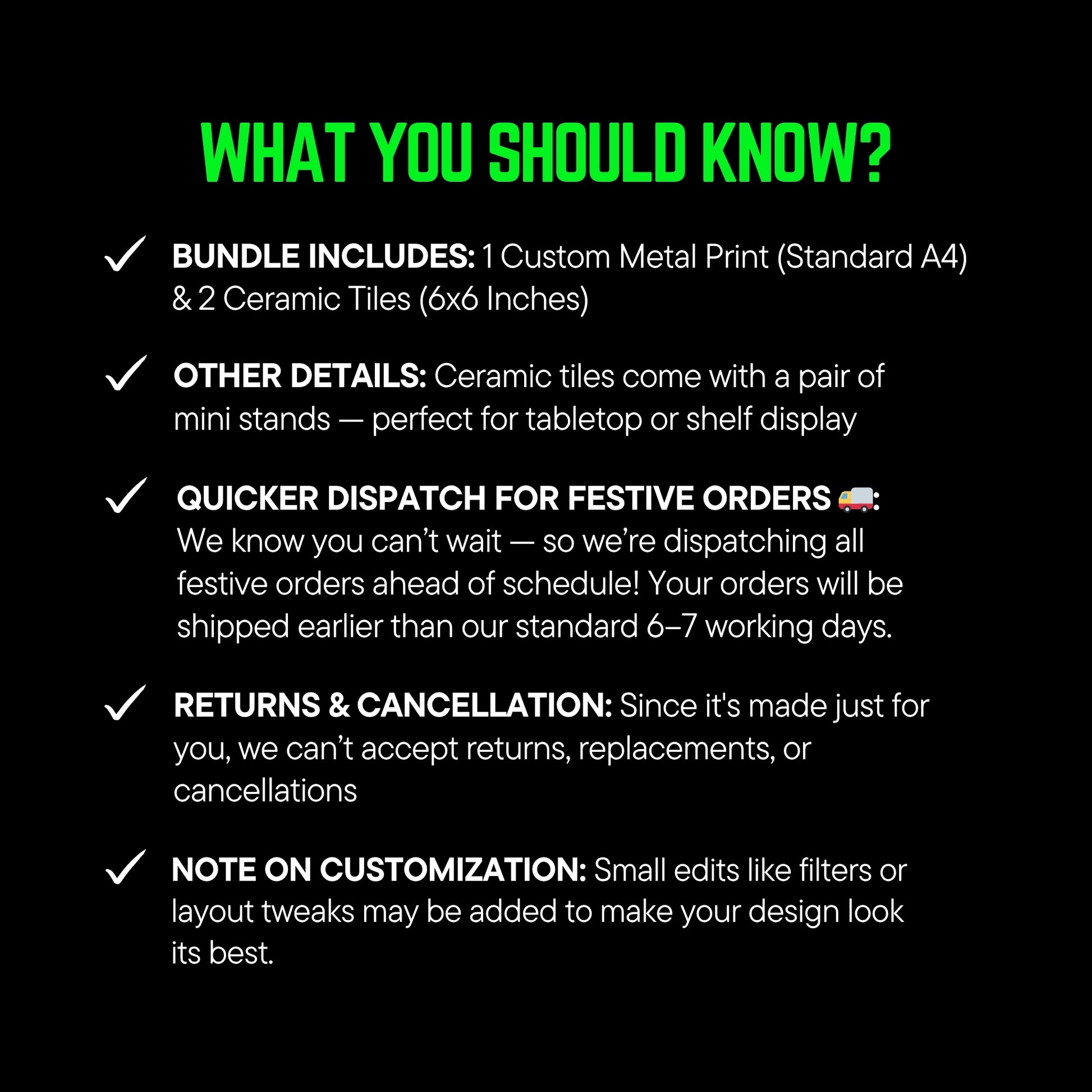 What you should know?