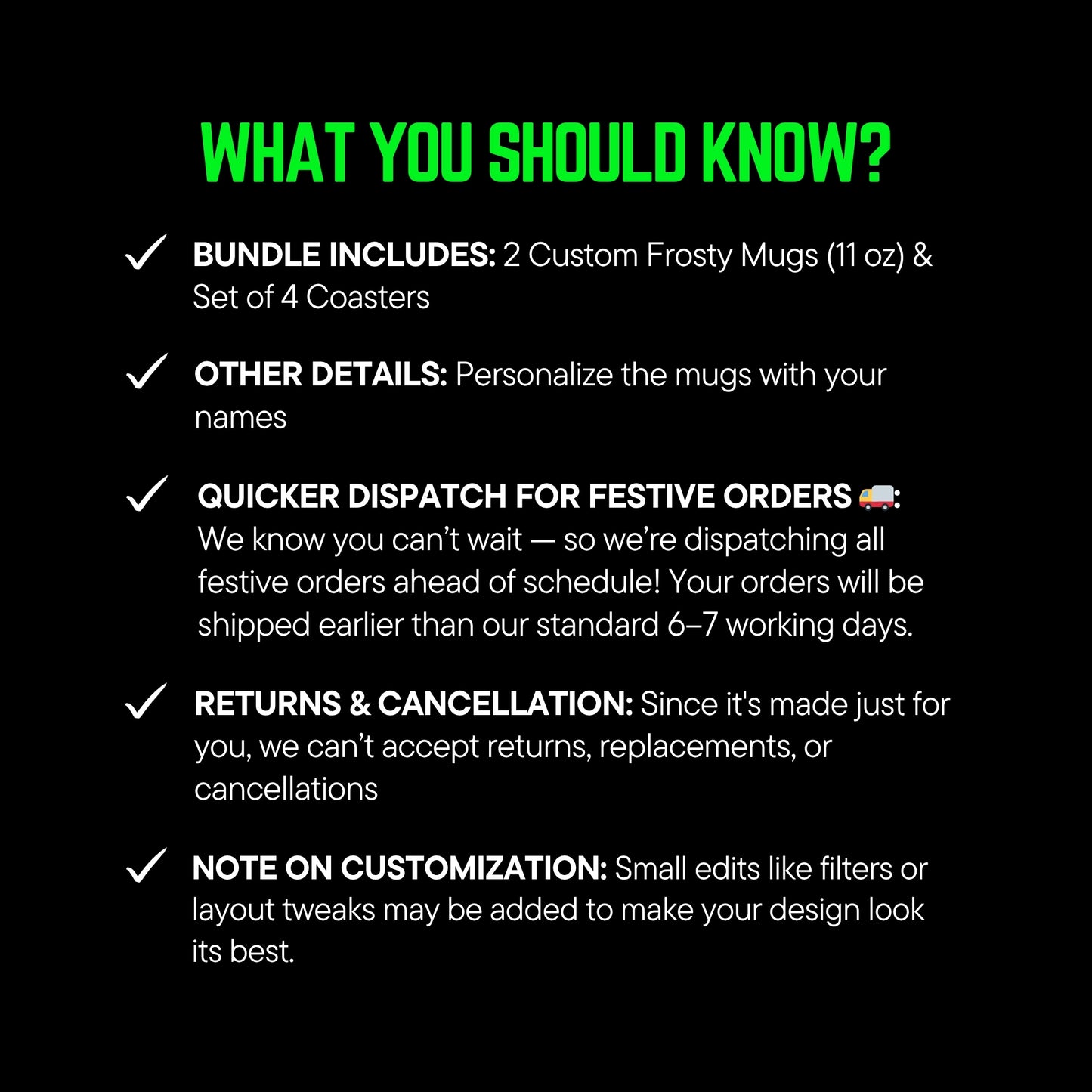 What you should know?