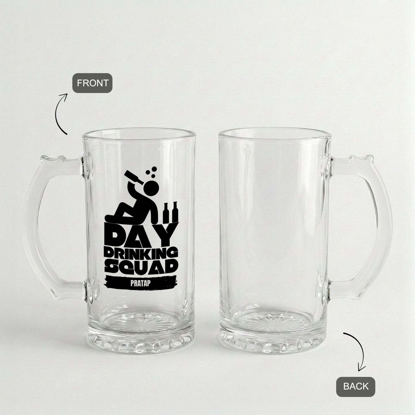 Day Drinking Squad - Custom Beer Mug