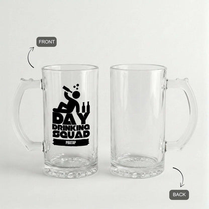 Day Drinking Squad - Custom Beer Mug