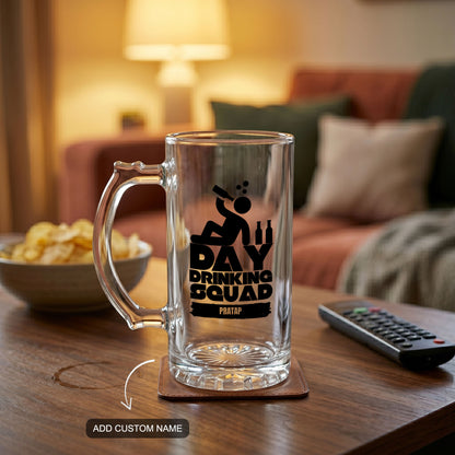 Day Drinking Squad - Custom Beer Mug