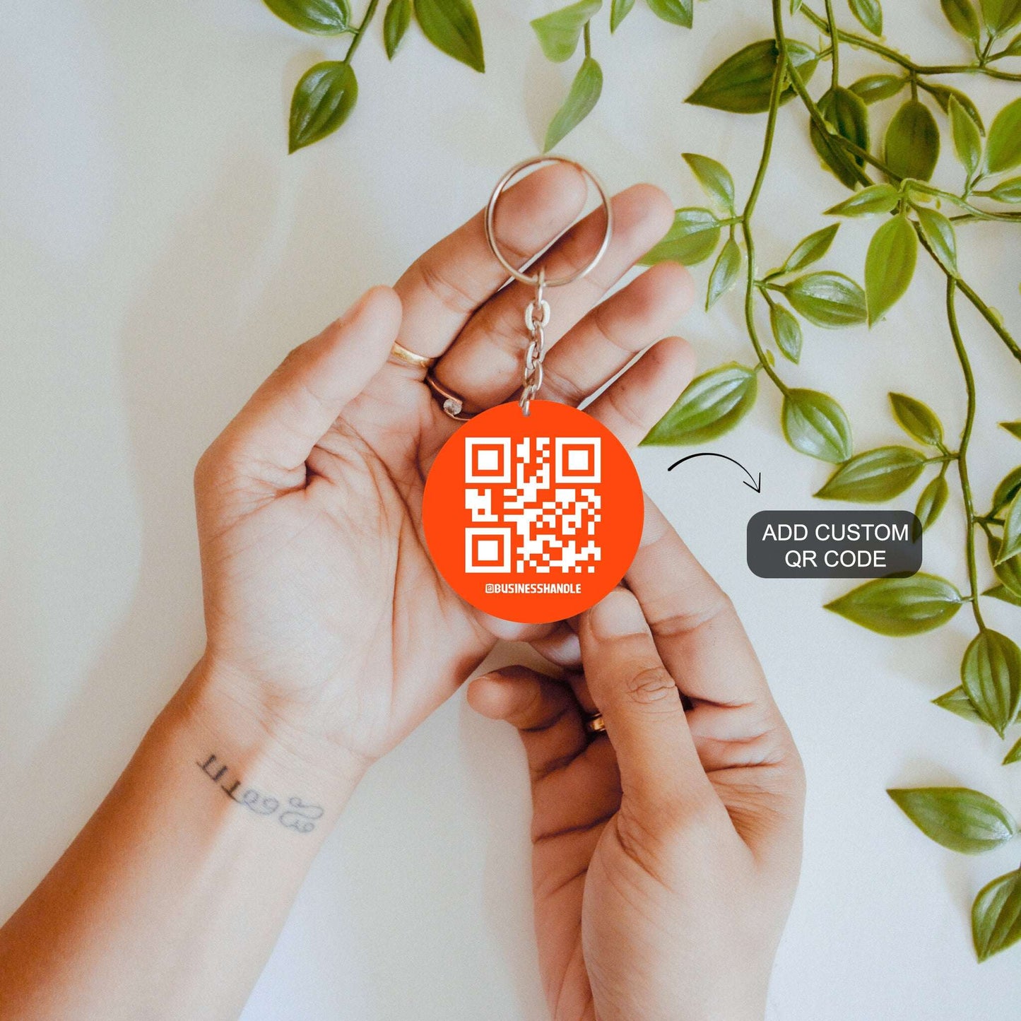 Flip Me – Custom QR Double Sided Keychain