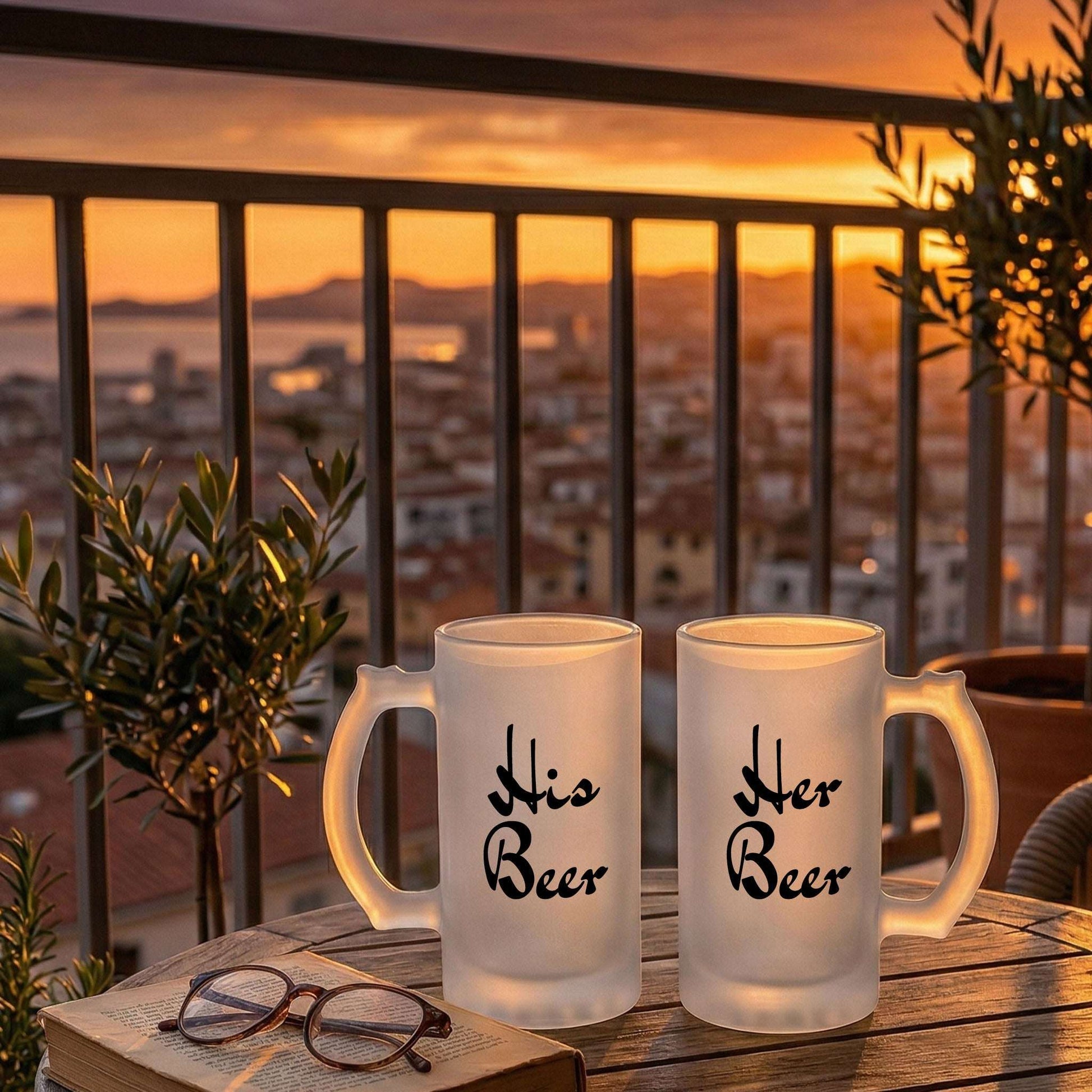 Custom Frosted Beer Mug