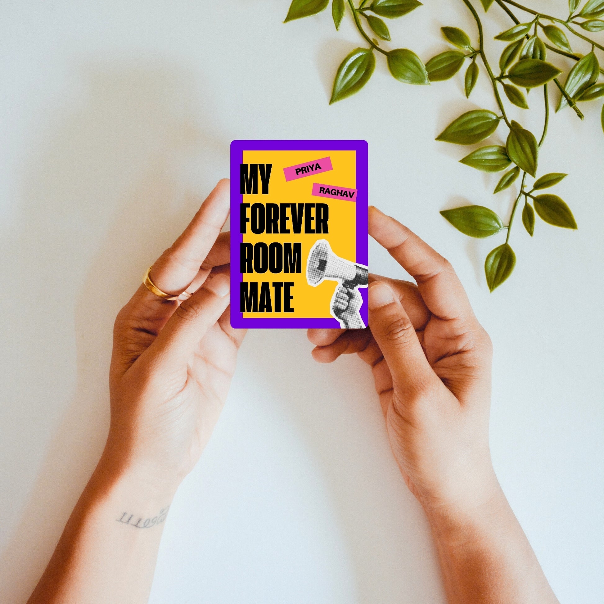 Forever Roommate - Custom Fridge Magnet