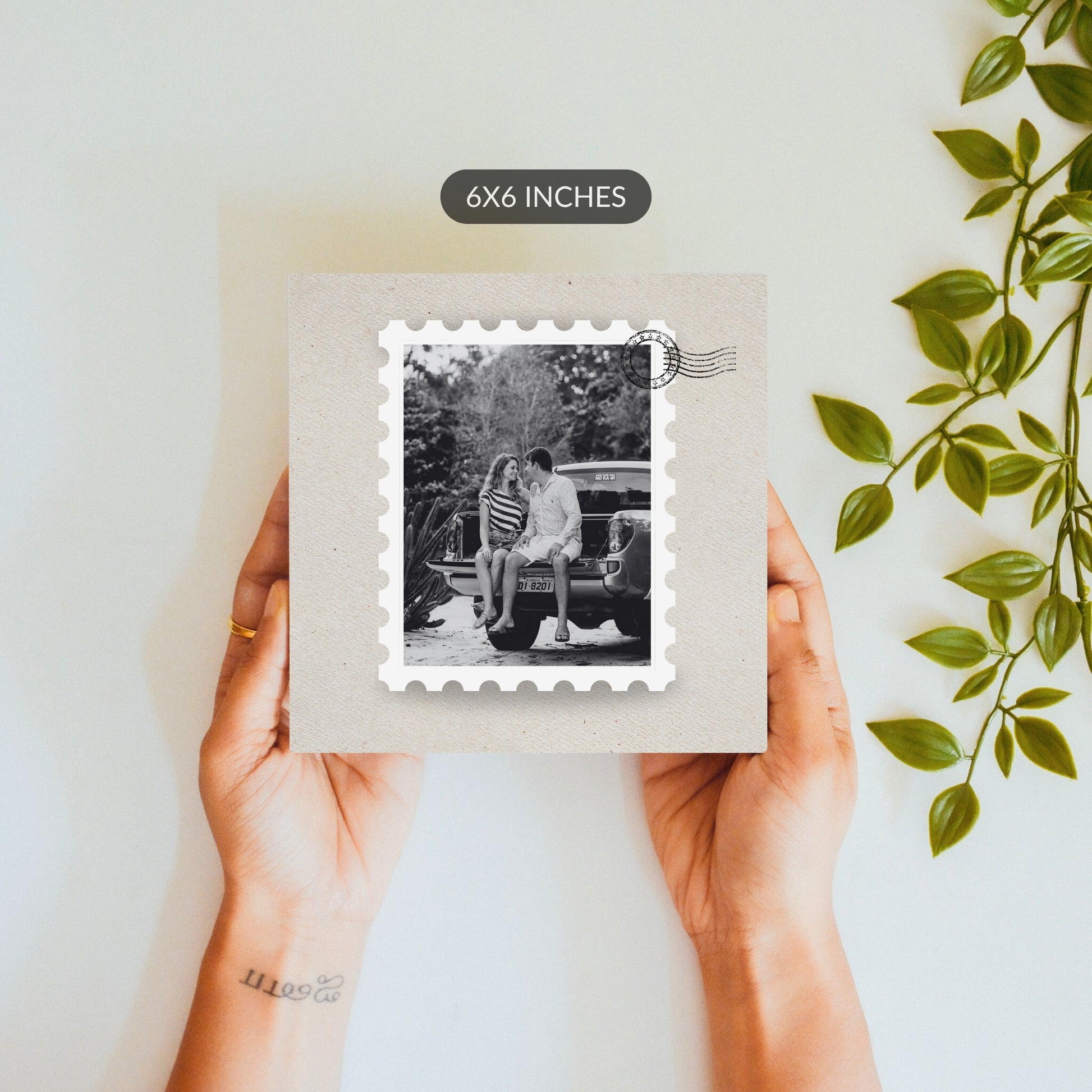 Stamped in Time – Custom Photo Ceramic Tile