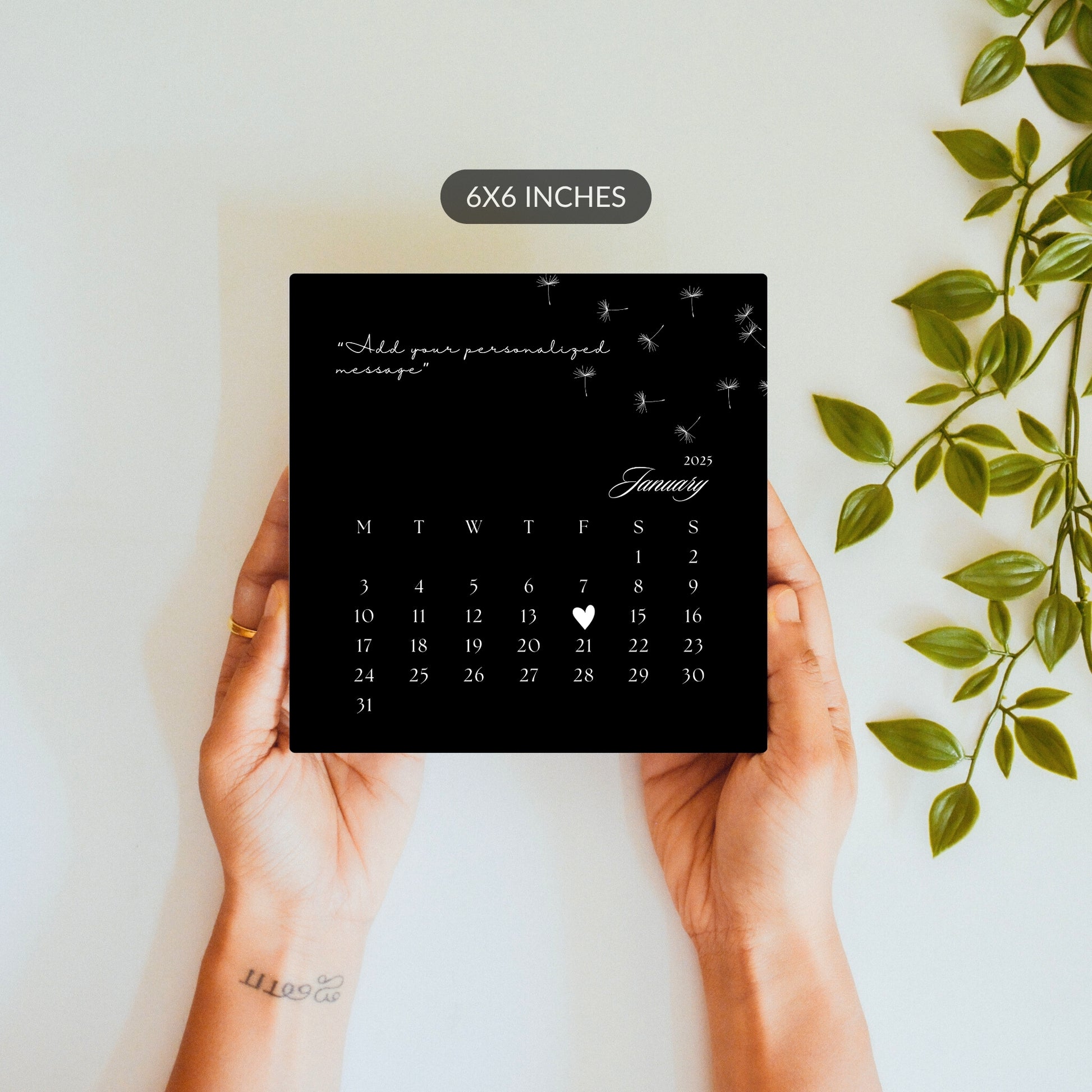 Forever Marked – Custom Calendar Ceramic Tile
