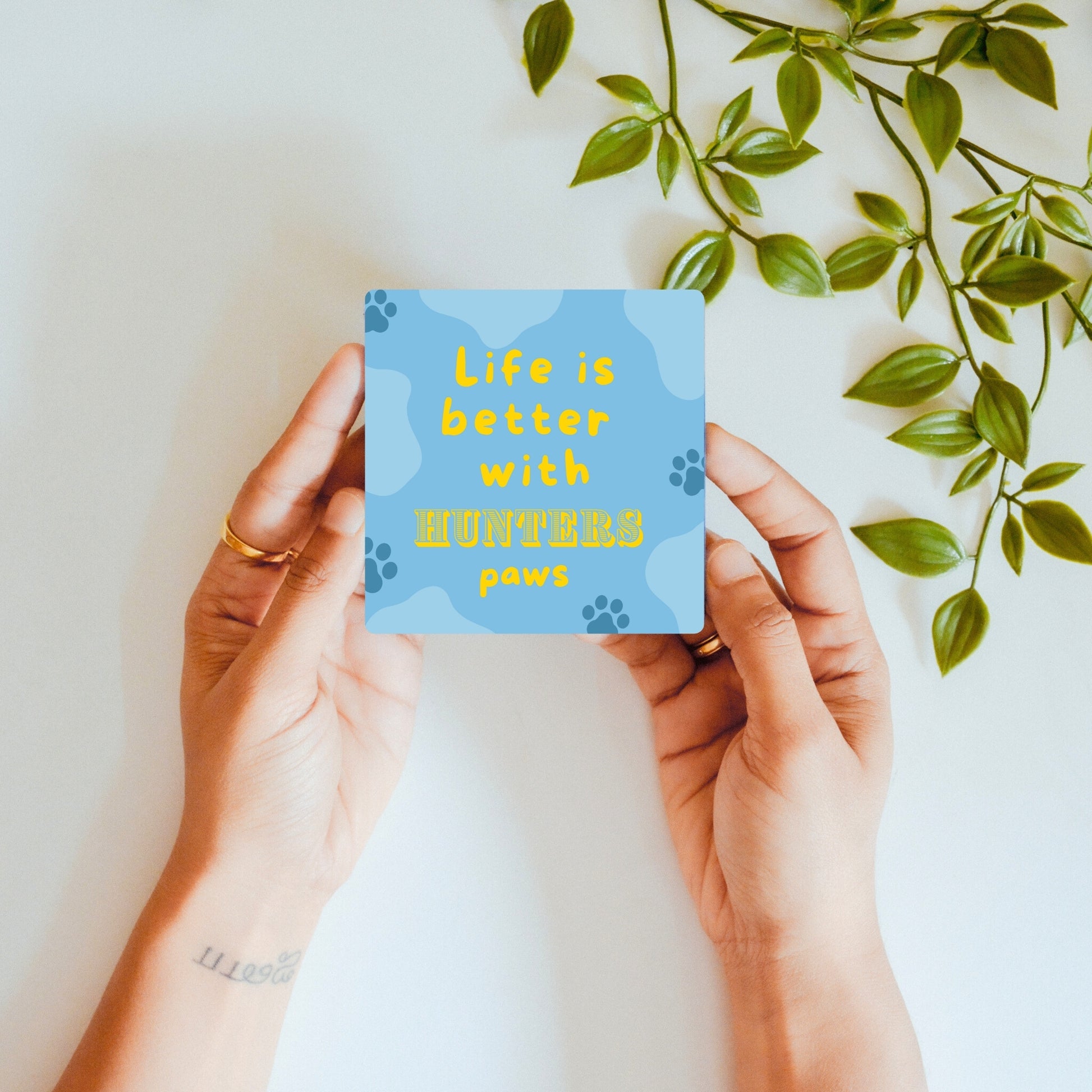 Life with Paws - Custom Fridge Magnet