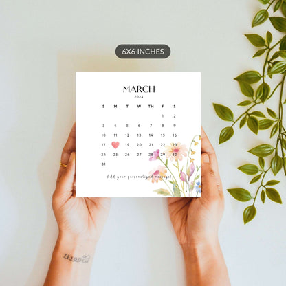 Days That Matter – Custom Calendar Ceramic Tile