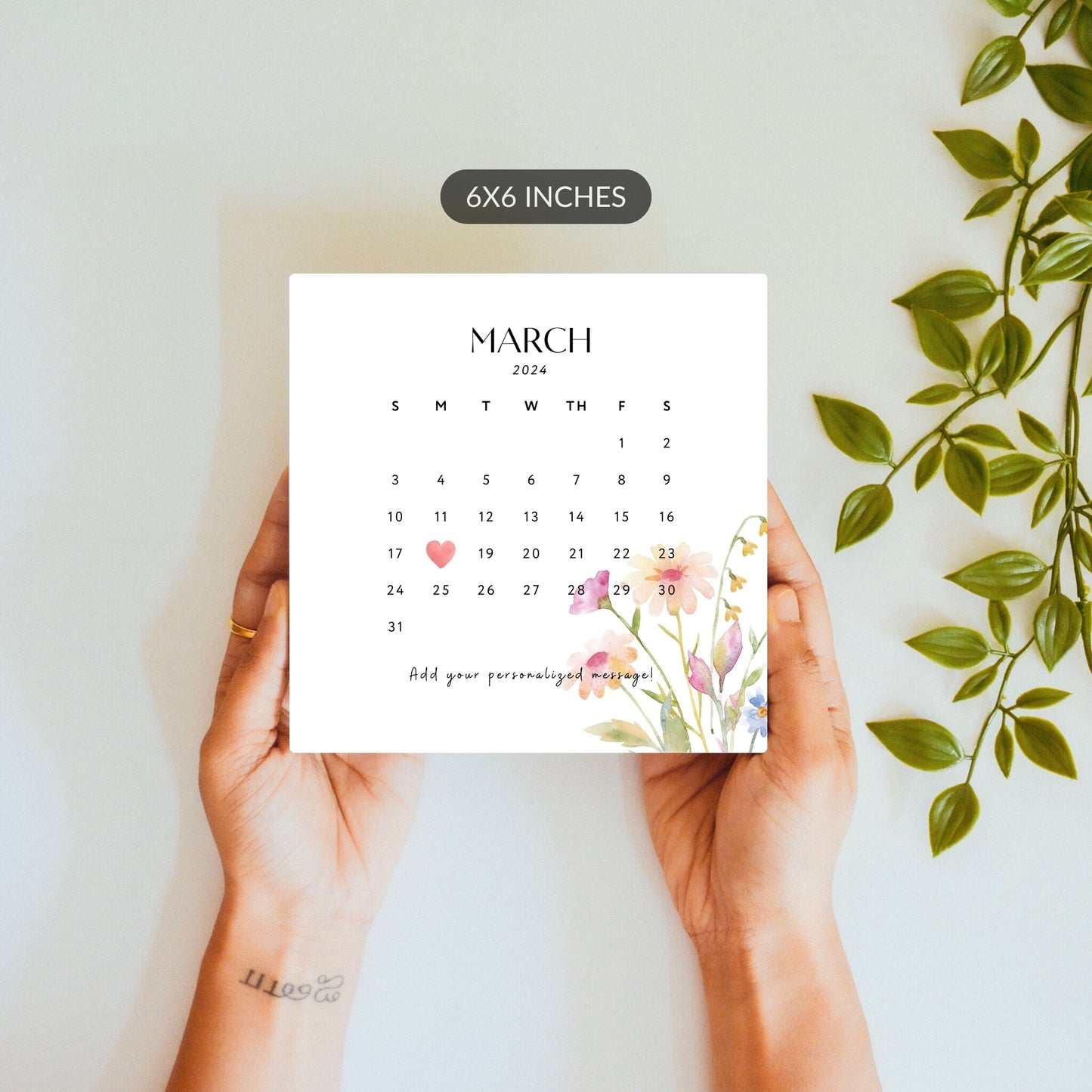 Days That Matter – Custom Calendar Ceramic Tile