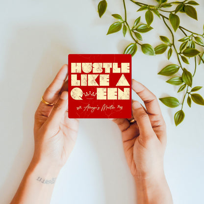 Hustle Like a Queen - Custom Fridge Magnet