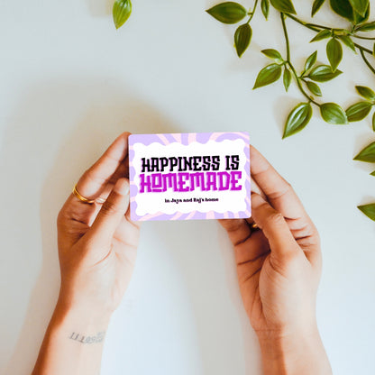 Homemade Happiness - Custom Fridge Magnet