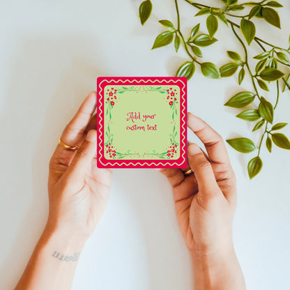 A Message That Lasts - Custom Fridge Magnet
