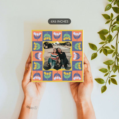 Petals & Portrait – Custom Ceramic Tile