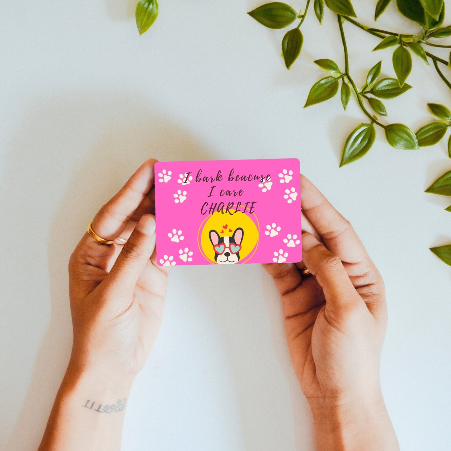 Bark With Love - Custom Fridge Magnet