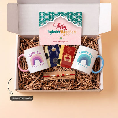 Crazy Bro Cute Sis - Custom Rakhi Hamper