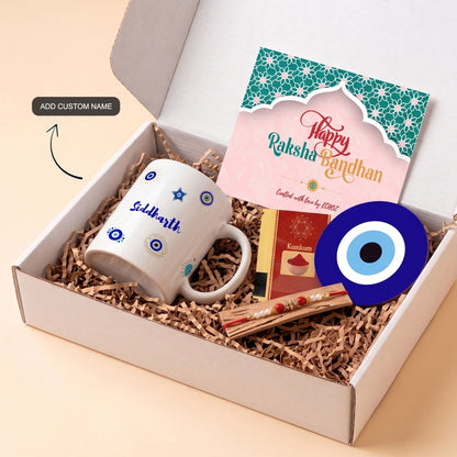 Protected with Love - Custom Rakhi Hamper