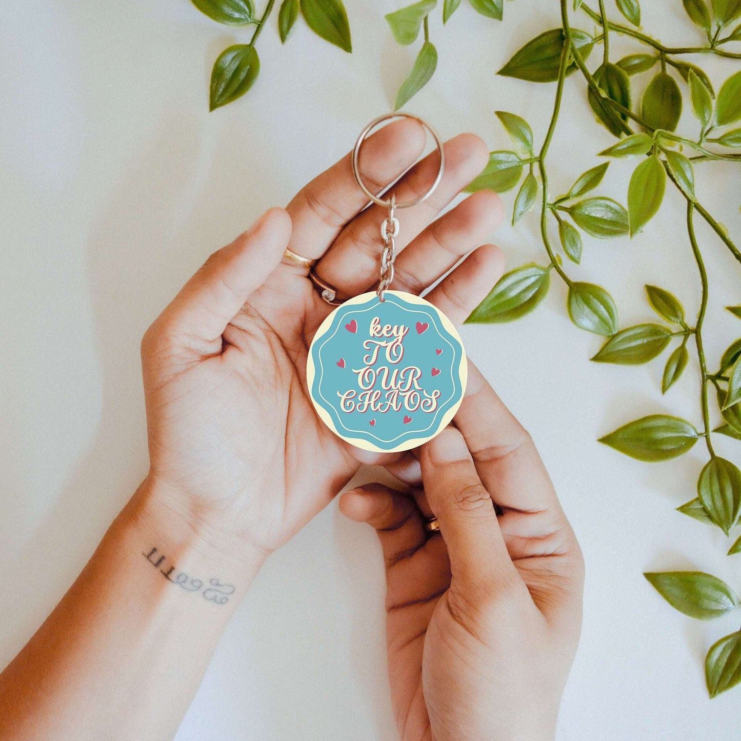 Key to Our Chaos – Custom Acrylic Keychain Bundle (Set of 2)