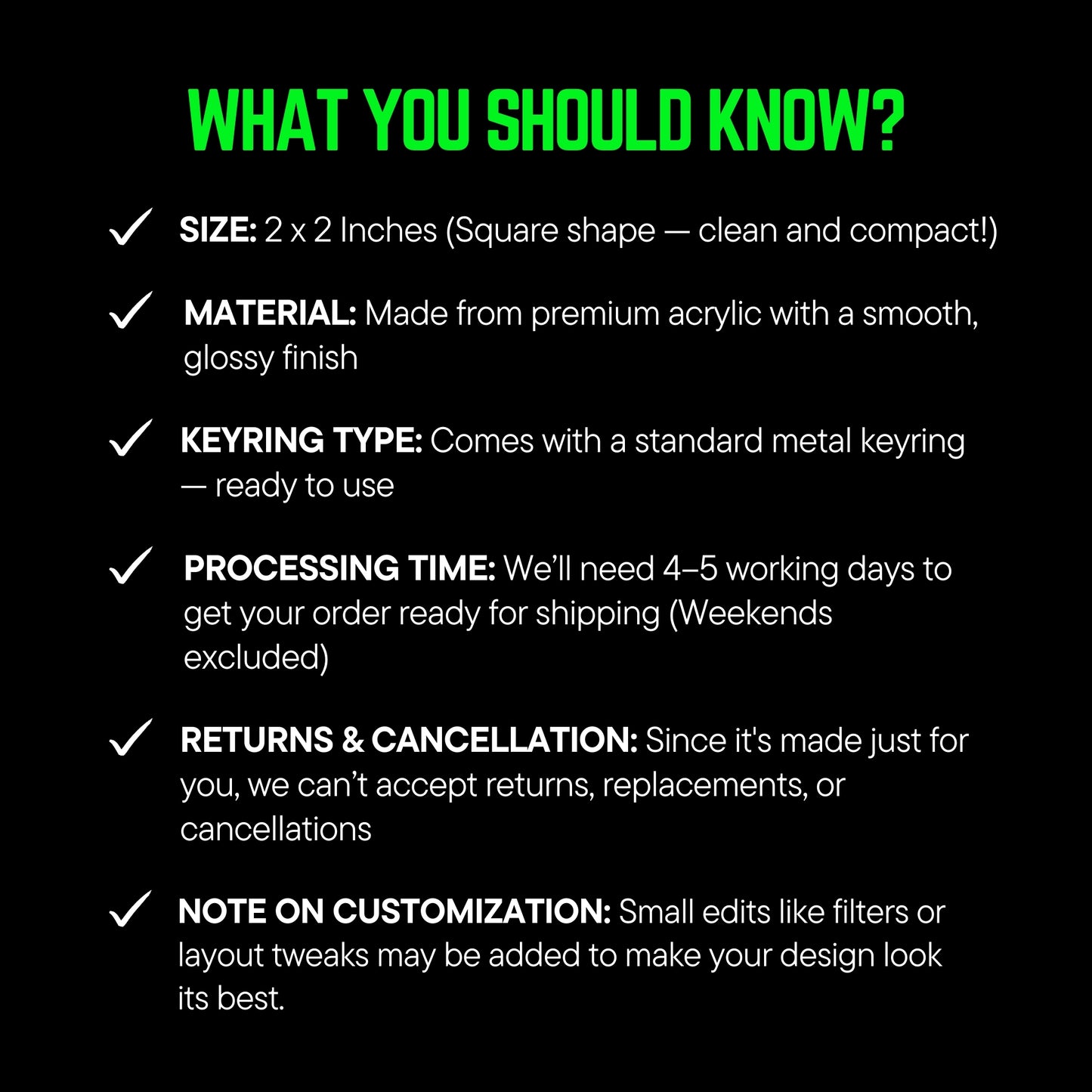 Lil Sis – Custom Acrylic Keychain