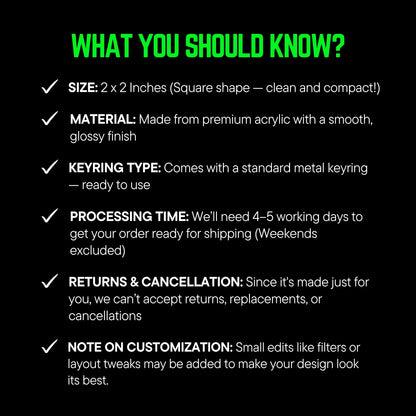 Big Bro – Custom Acrylic Keychain