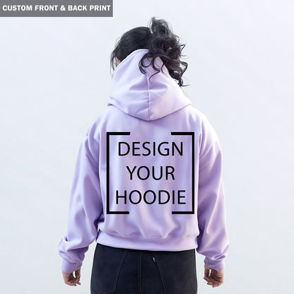 Custom Print - Women Hoodie - Lavender