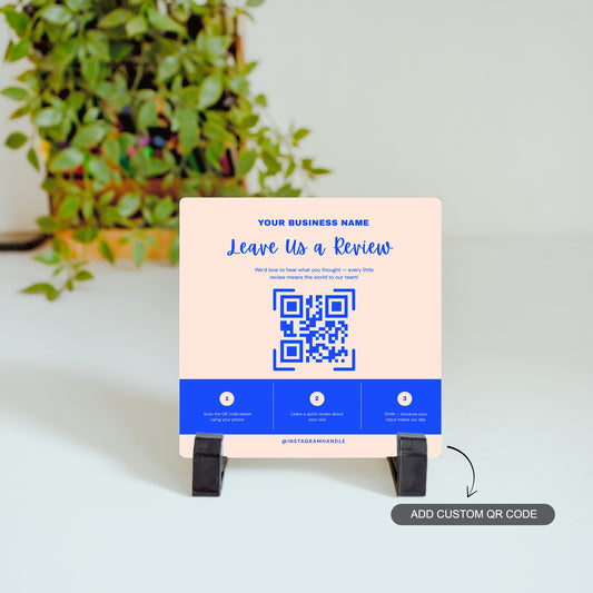 Leave us a Review – Custom QR Ceramic Tile
