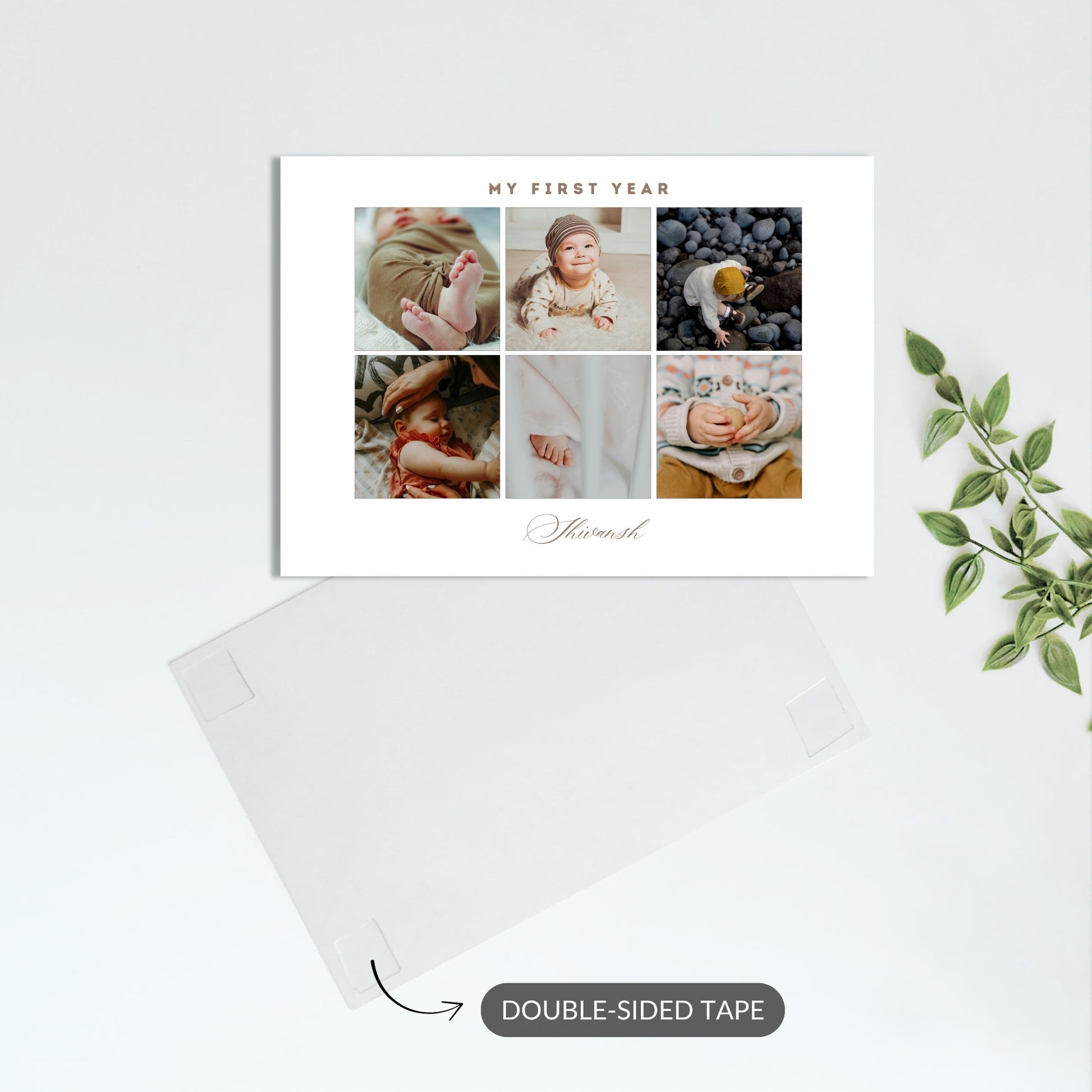 My First Year – Custom Baby Metal Print
