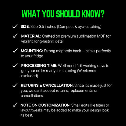 Love is You - Custom Fridge Magnet