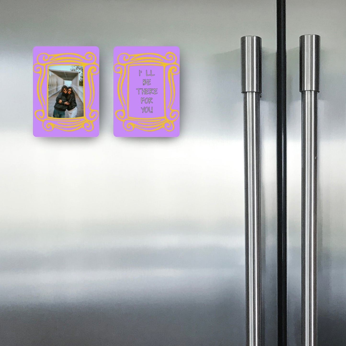 The One With Our Friendship - Custom Fridge Magnet Bundle (Set of 2)