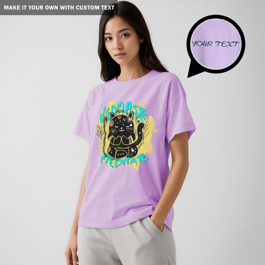 Meomaste - Lavender Oversized TShirt - Women