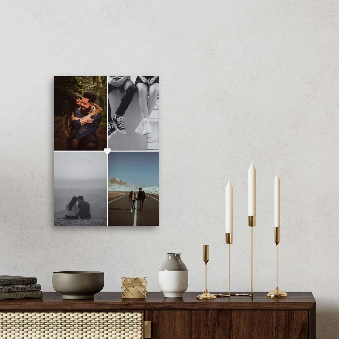 Fourfold Collage – Custom Photo Metal Print