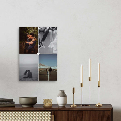 Fourfold Collage – Custom Photo Metal Print