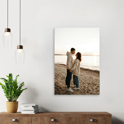 couple custom metal print