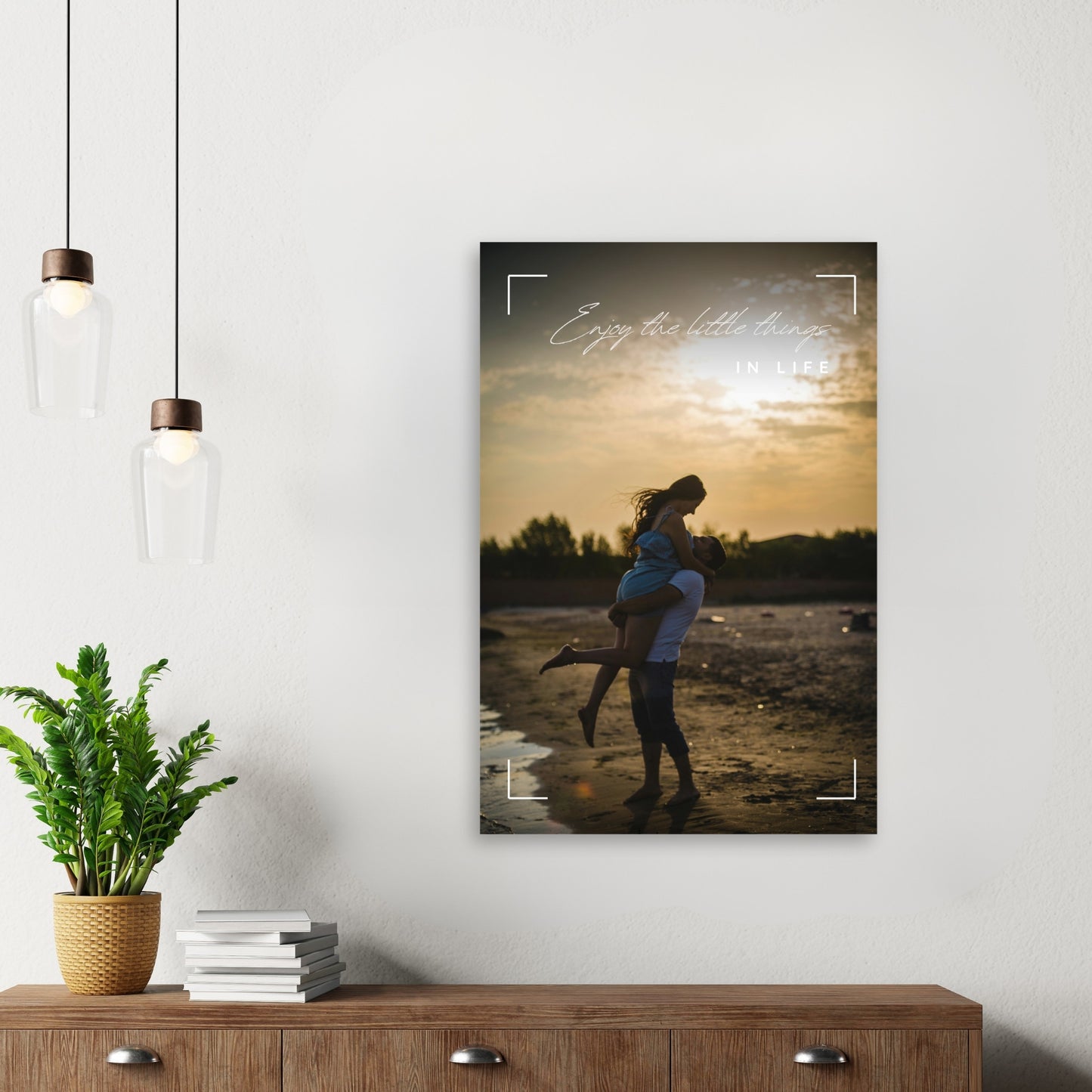 Enjoy the Little Things — Custom Photo Metal Print