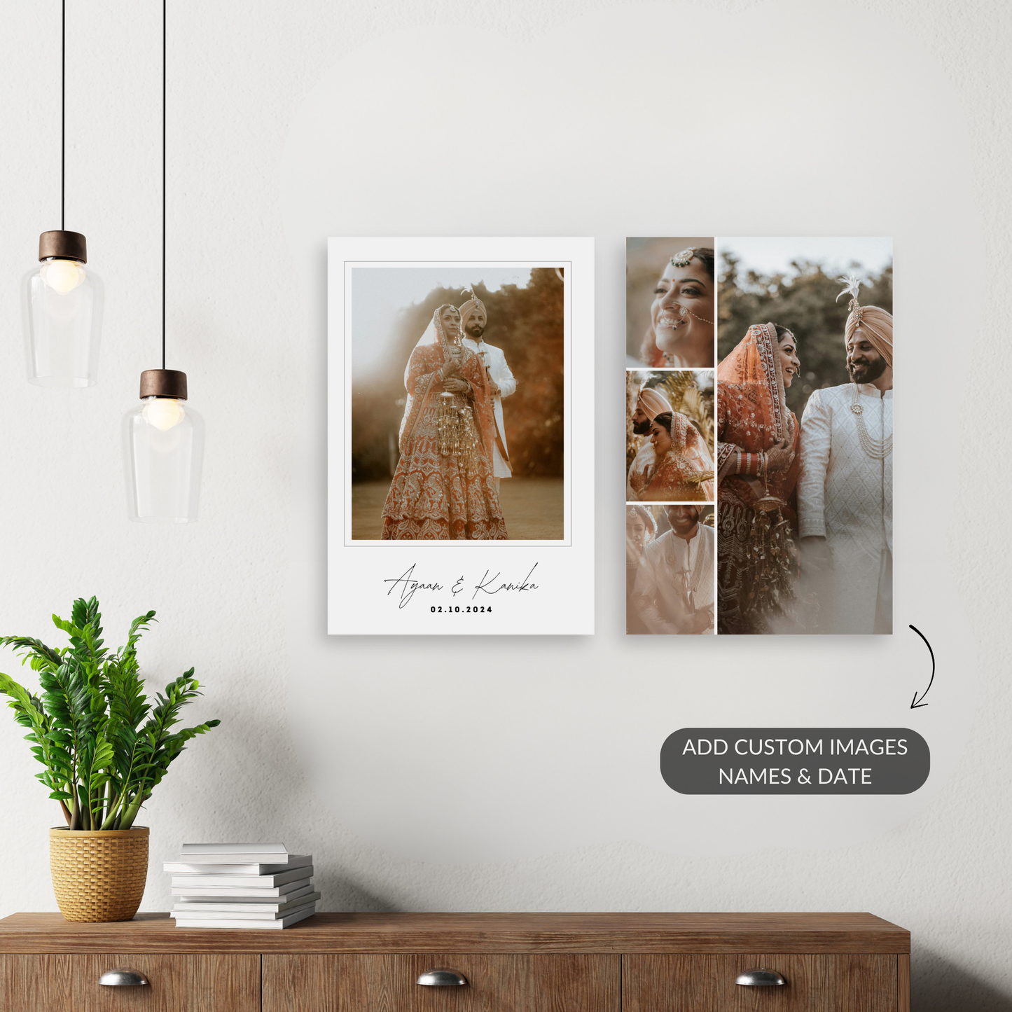 From Vows to Forever – Wedding Photo Metal Print Bundle (Set of 2)
