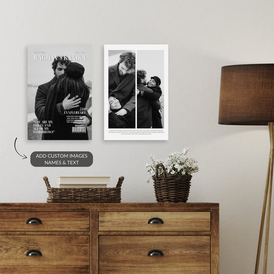 Years of Love – Custom Metal Print Bundle (Set of 2)