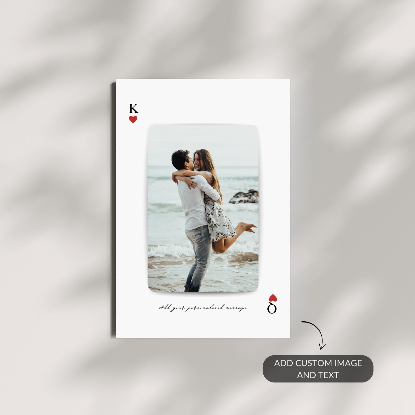 Love in the Cards - Custom Metal Print