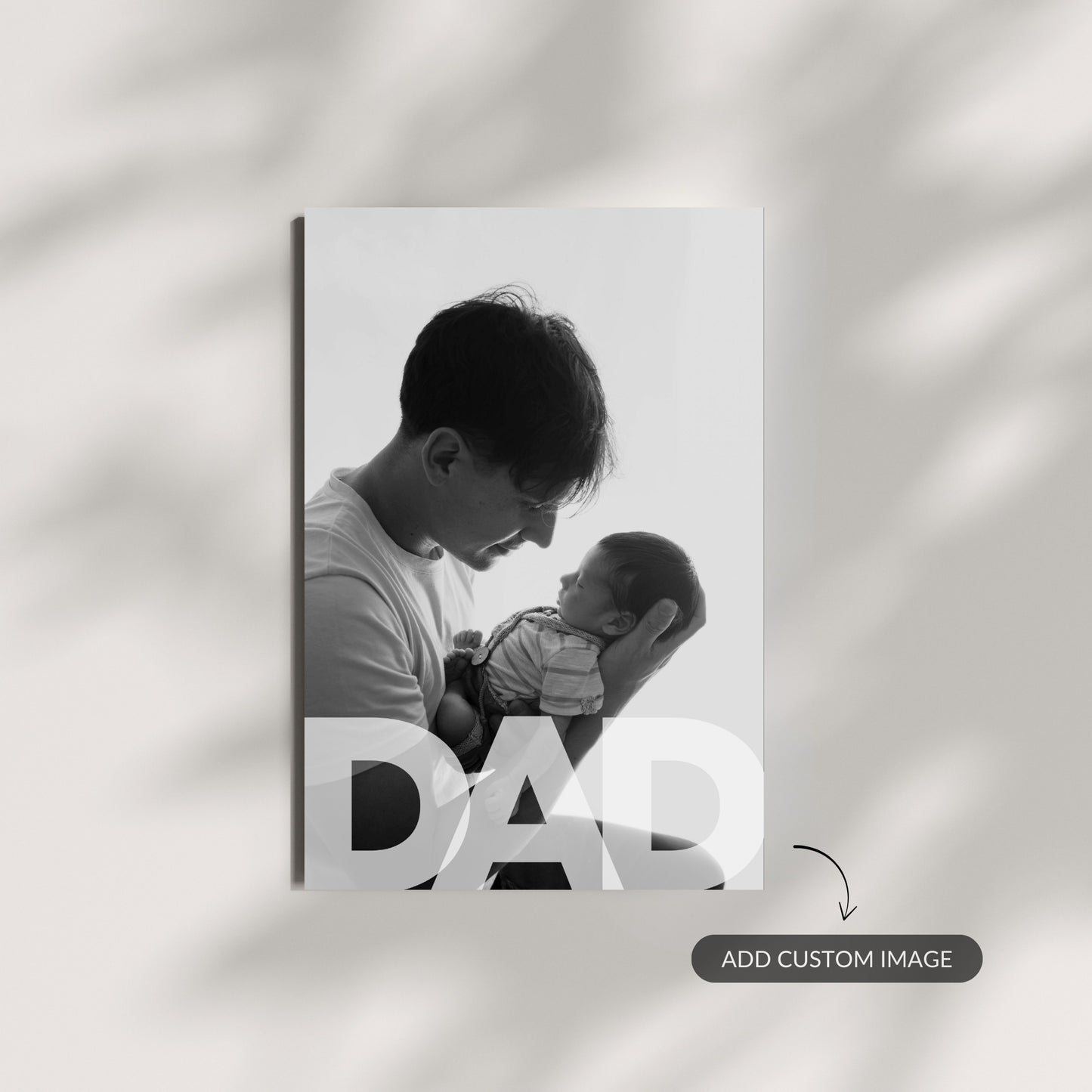 Forever Dad – Custom Photo Metal Print