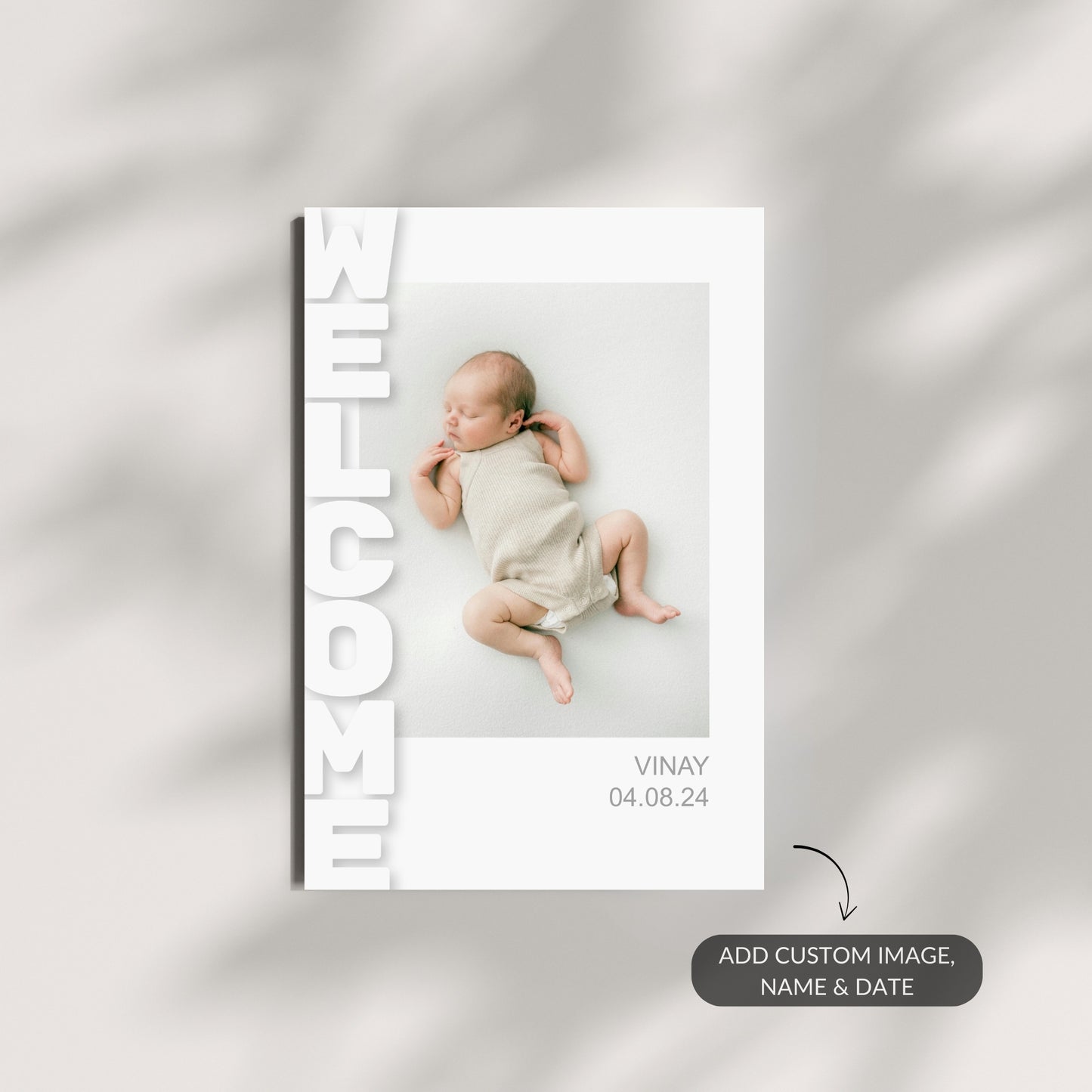 Welcome to the World – Custom Metal Print