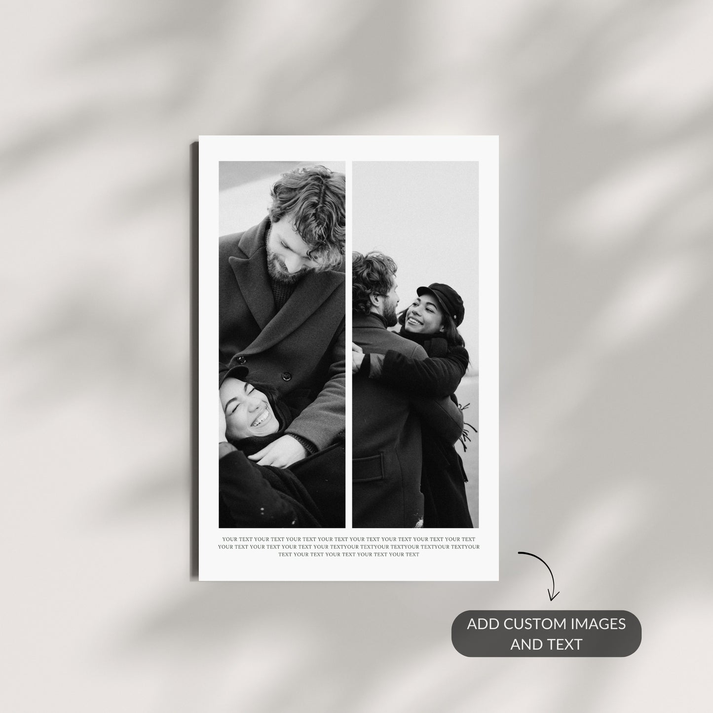 One Story, Two Frames – Custom Metal Print