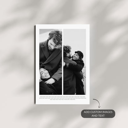 One Story, Two Frames – Custom Metal Print