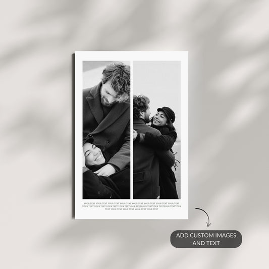 One Story, Two Frames – Custom Metal Print