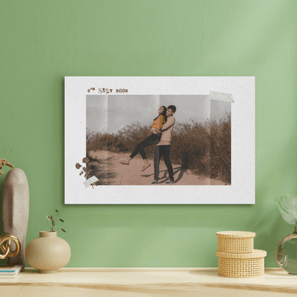 Taped in Time – Custom Metal Print