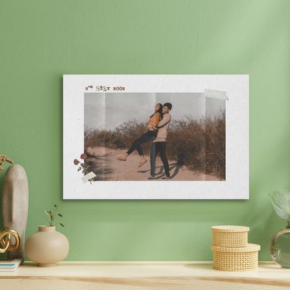 Taped in Time – Custom Metal Print