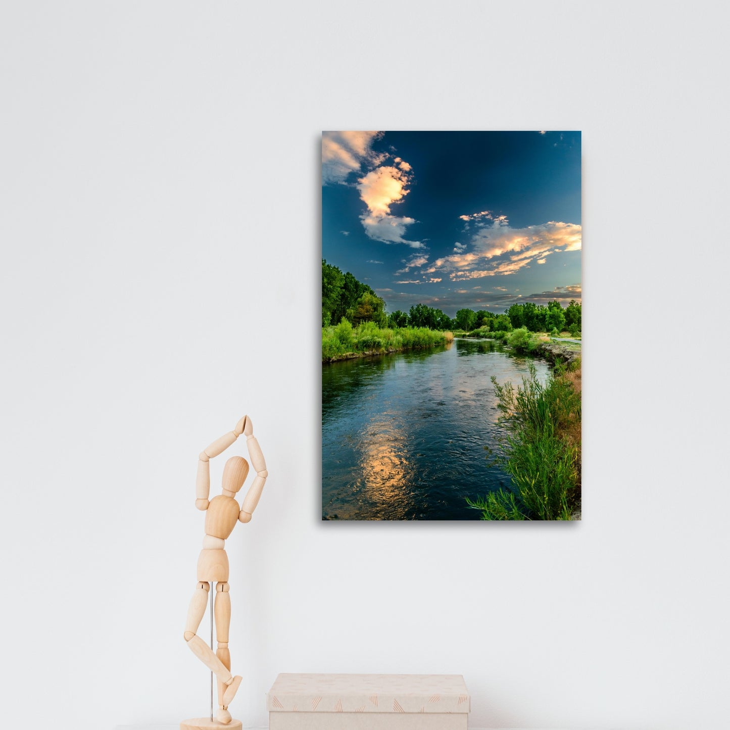 personalized portrait metal print